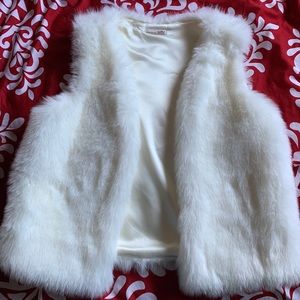 Faux fur vest
